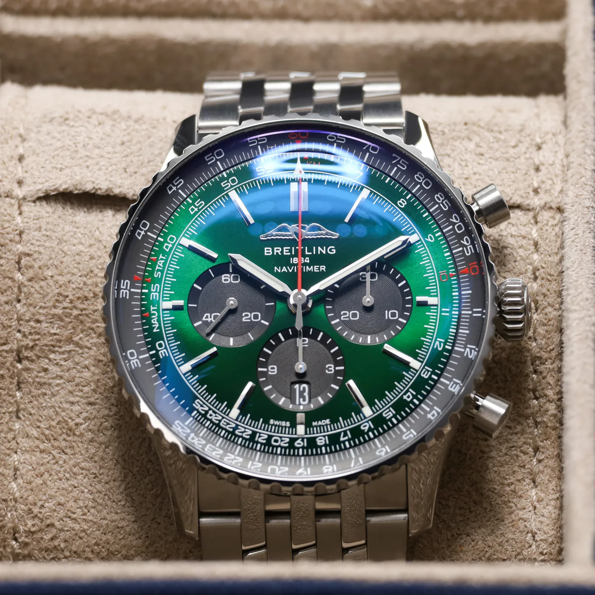 Breitling Navitimer 43mm Green